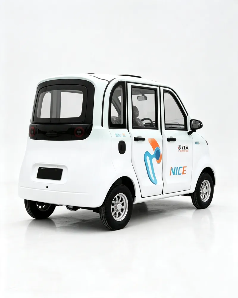 Small enclosed electric vehicle for urban commuting, family transport and short-distance delivery
