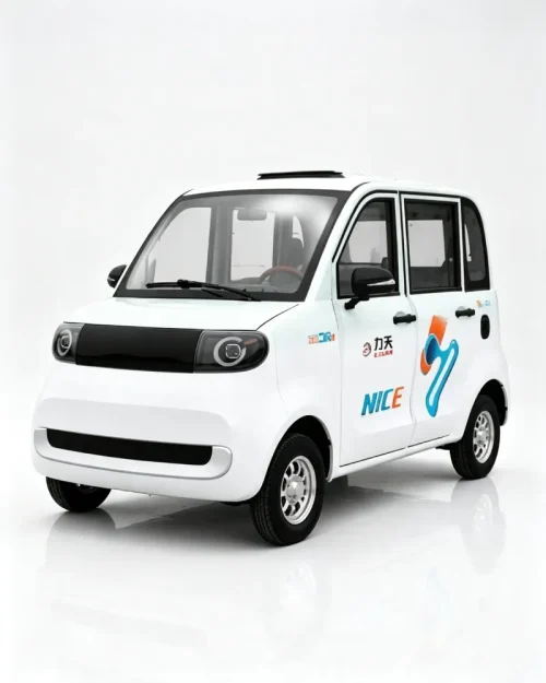 Small enclosed electric vehicle for urban commuting, family transport and short-distance delivery